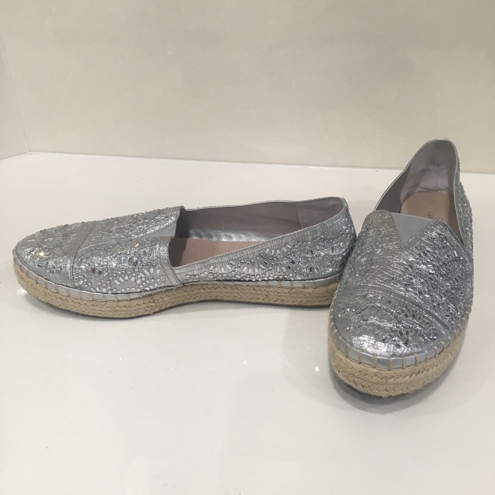 Silver Espadrilles
